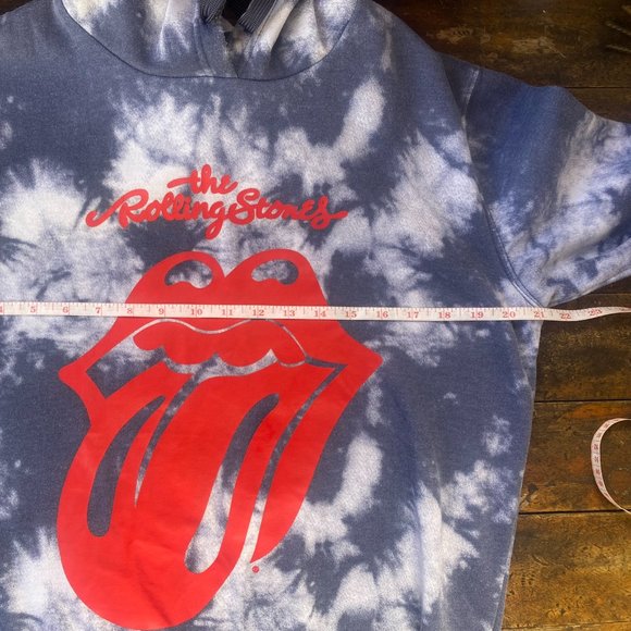 🤗302-You Are A Treasure ❤️ Rolling Stones Tye Dye Hoodie - Picture 6 of 9